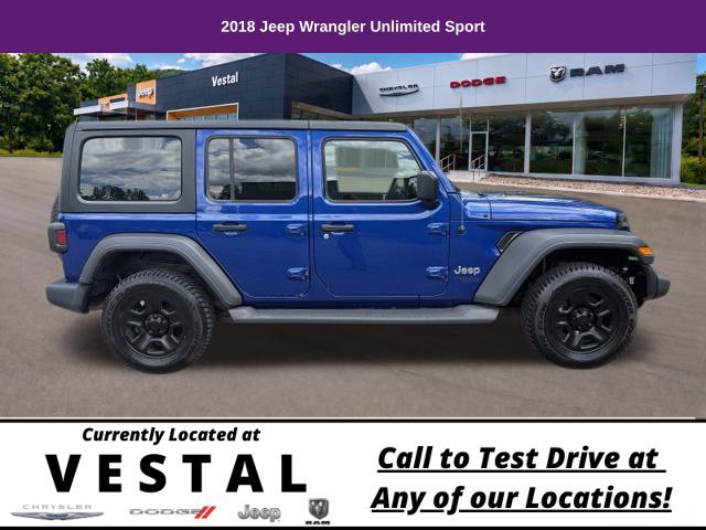 Used 2018 Jeep Wrangler Unlimited Sport AWD/4WD image 3