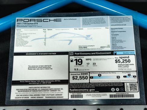 Used 2021 Porsche 718 Cayman GT4 RWD image 36