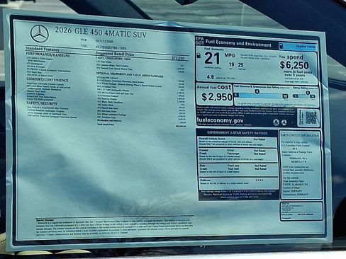 New 2026 Mercedes-Benz GLE 450 4MATIC image 19