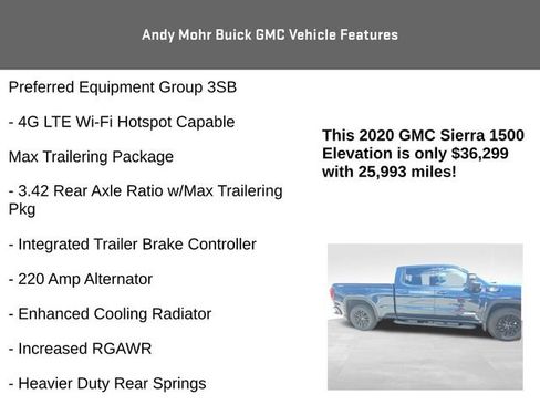 Used 2020 GMC Sierra 1500 Elevation AWD/4WD image 15