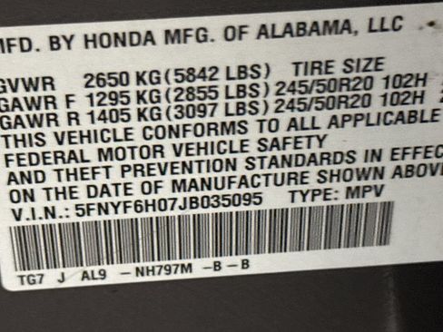 Used 2018 Honda Pilot Elite image 30