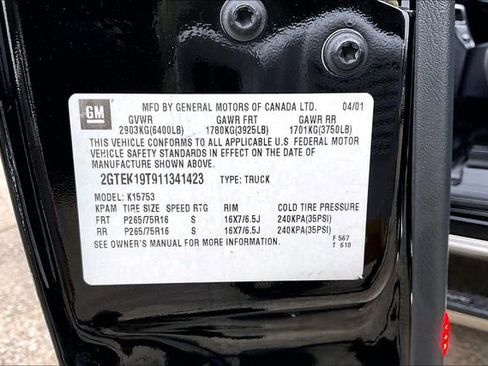 Used 2001 GMC Sierra 1500 SLE w/ Convenience Plus Group image 13