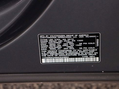 Used 2022 Volkswagen Atlas SE w/ Black Wheel Package image 34