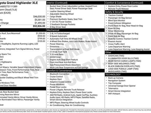 New 2026 Toyota Grand Highlander XLE image 44