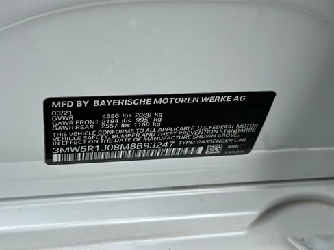 Used 2021 BMW 330i Sedan w/ Driving Assistance Package RWD image 28