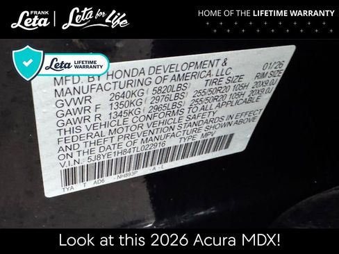 New 2026 Acura MDX w/ Advance Package image 33