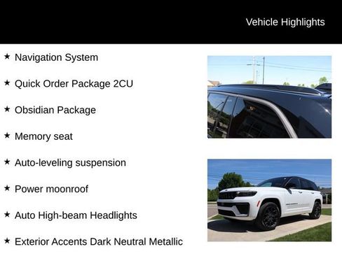 New 2026 Jeep Grand Cherokee Summit w/ Obsidian Package AWD/4WD image 3