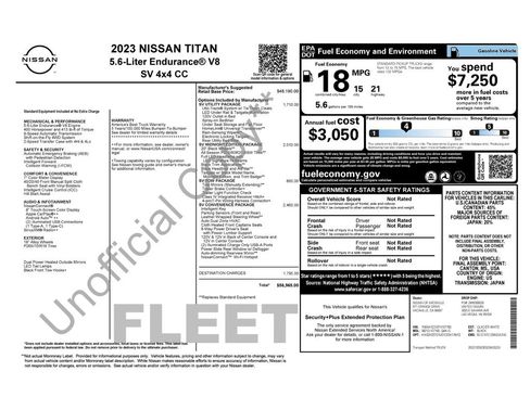 Certified 2023 Nissan Titan SV w/ SV Convenience Package AWD/4WD image 1