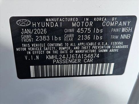 New 2026 Hyundai Sonata Blue image 18