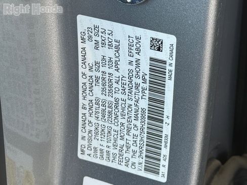 Certified 2024 Honda CR-V EX-L image 15