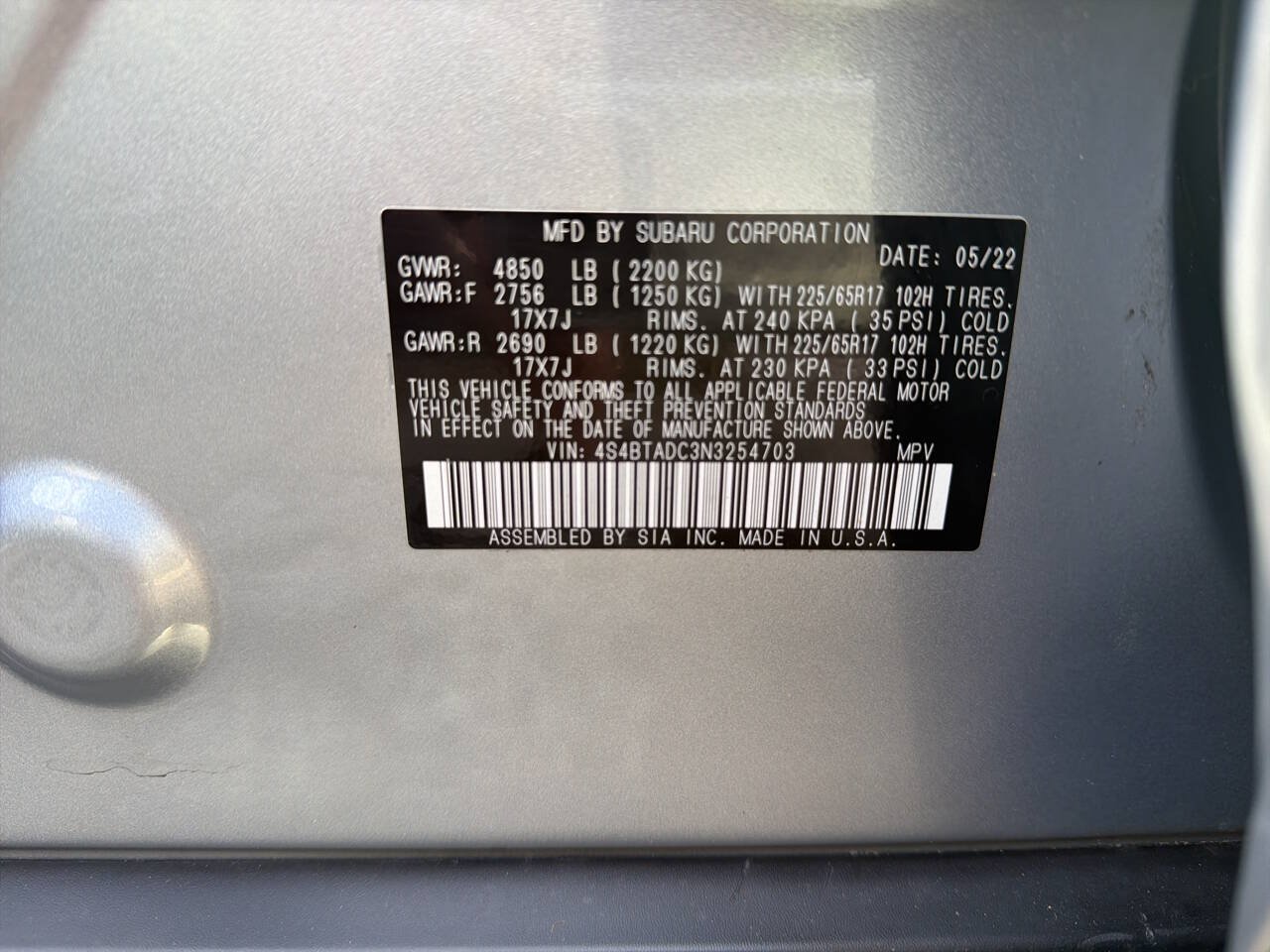 Used 2022 Subaru Outback Premium w/ Popular Package #1 AWD/4WD image 14