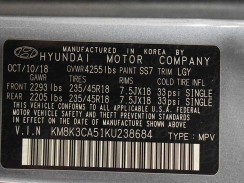 Used 2019 Hyundai Kona Limited AWD/4WD image 68
