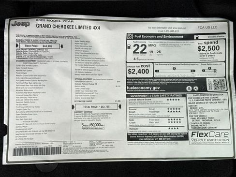 New 2025 Jeep Grand Cherokee Limited image 10