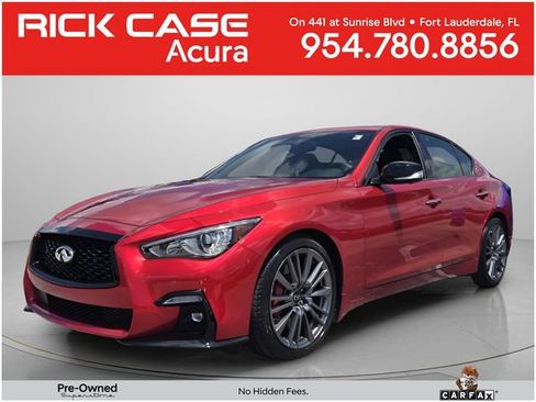 Used 2023 INFINITI Q50 Red Sport 400 RWD image 1