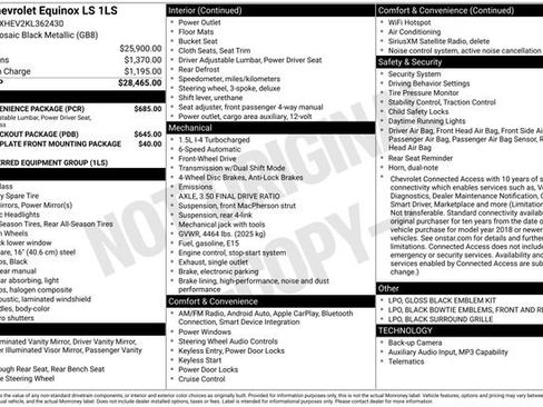 Used 2019 Chevrolet Equinox LS w/ LS Convenience Package FWD image 9