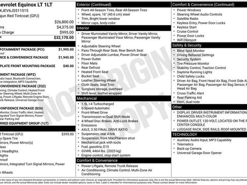 Used 2018 Chevrolet Equinox LT w/ Sun & Infotainment Package image 35