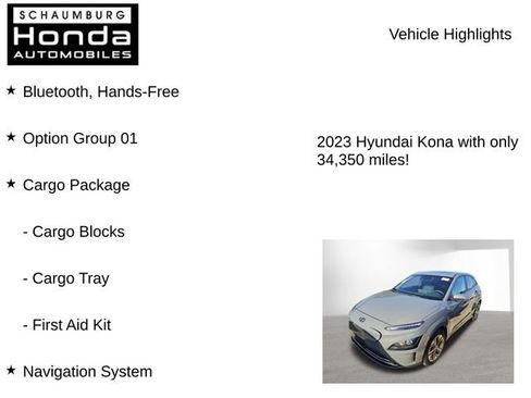 Used 2023 Hyundai Kona SEL w/ Cargo Package image 7