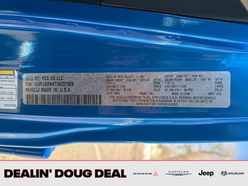 New 2026 Jeep Wrangler Unlimited Sport AWD/4WD image 28
