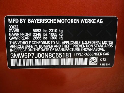 Used 2022 BMW 330e w/ M Sport Package RWD image 39
