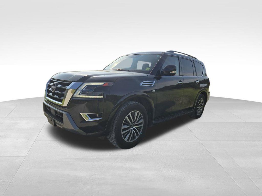 Used 2021 Nissan Armada SL w/ Captain's Chairs Package AWD/4WD image 5