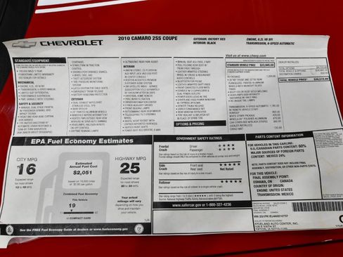 Used 2010 Chevrolet Camaro SS w/ RS Package RWD image 35
