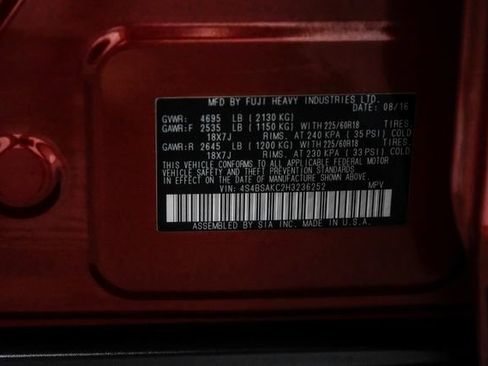 Used 2017 Subaru Outback 2.5i Limited image 55