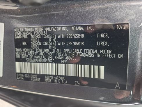 Used 2022 Toyota Highlander XLE image 26