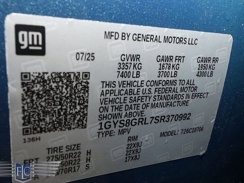 Used 2025 Cadillac Escalade Sport Platinum w/ LPO, ONYX Package image 44