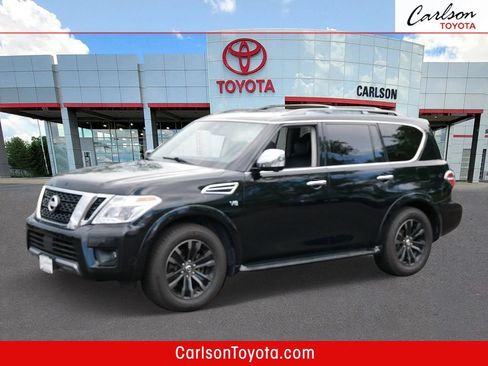 Used 2019 Nissan Armada Platinum w/ Captain's Chairs Package AWD/4WD image 1