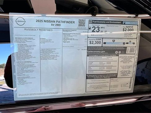 New 2025 Nissan Pathfinder SV w/ Cargo Package image 36