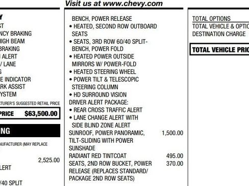 Used 2023 Chevrolet Tahoe Z71 w/ Luxury Package image 2