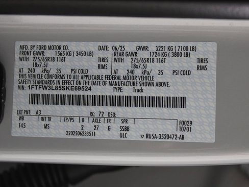 Certified 2025 Ford F150 XLT w/ Equipment Group 301A Standard image 23