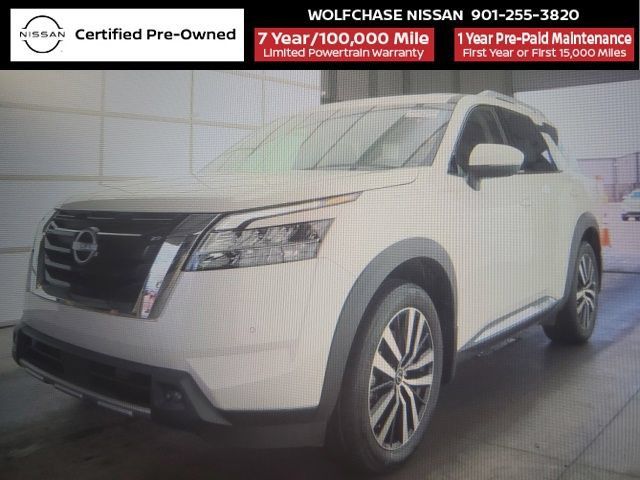 Certified 2023 Nissan Pathfinder Platinum w/ Cargo Package AWD/4WD image 1