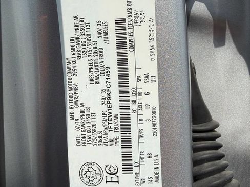 Used 2019 Ford F150 Lariat w/ Equipment Group 502A Luxury AWD/4WD image 19