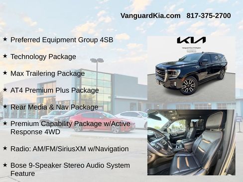 Used 2021 GMC Yukon AT4 w/ AT4 Premium Plus Package AWD/4WD image 6