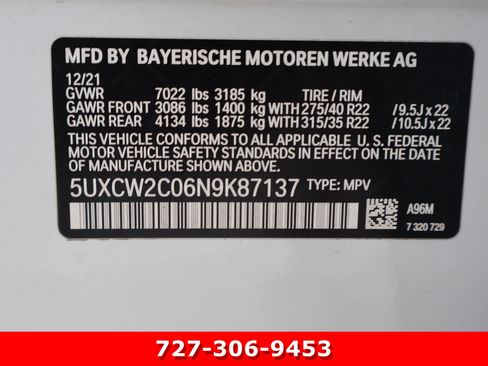Used 2022 BMW X7 xDrive40i w/ M Sport Package AWD/4WD image 30