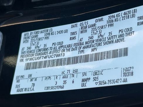 Used 2015 Ford Escape S FWD image 11