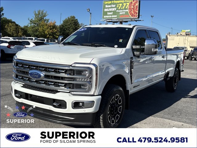 Used 2024 Ford F350 Platinum w/ Snow Plow Prep Package AWD/4WD image 11