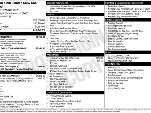 Used 2021 RAM 1500 Limited w/ Night Edition AWD/4WD image 3