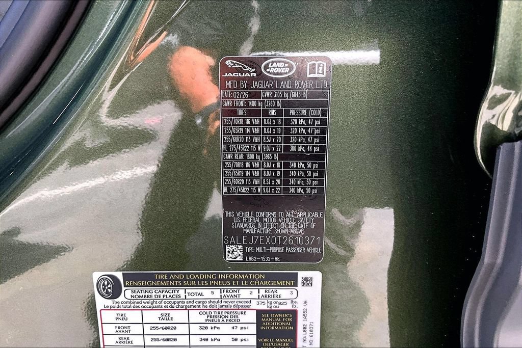 New 2026 Land Rover Defender 110 S AWD/4WD image 8