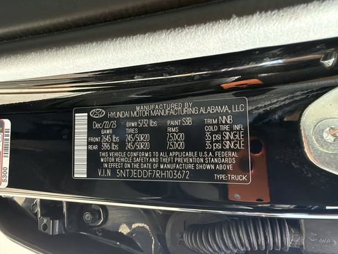 Used 2024 Hyundai Santa Cruz Limited AWD/4WD image 41