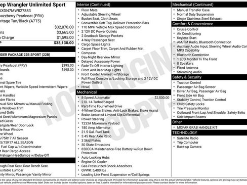 Used 2021 Jeep Wrangler Unlimited Sport image 4