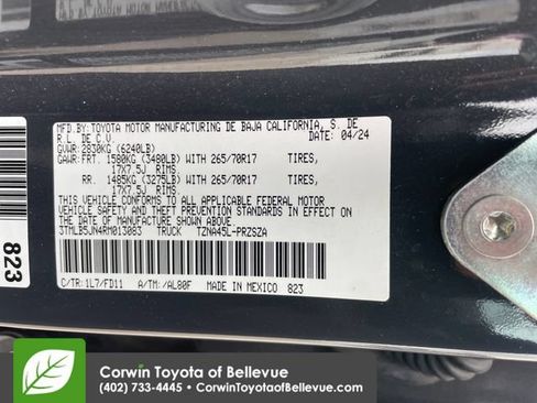 Used 2024 Toyota Tacoma TRD Off-Road AWD/4WD image 23