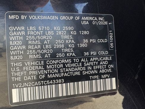 New 2026 Volkswagen Atlas SE image 30