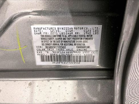 New 2026 Nissan Sentra SL w/ Floor Mat Package image 27