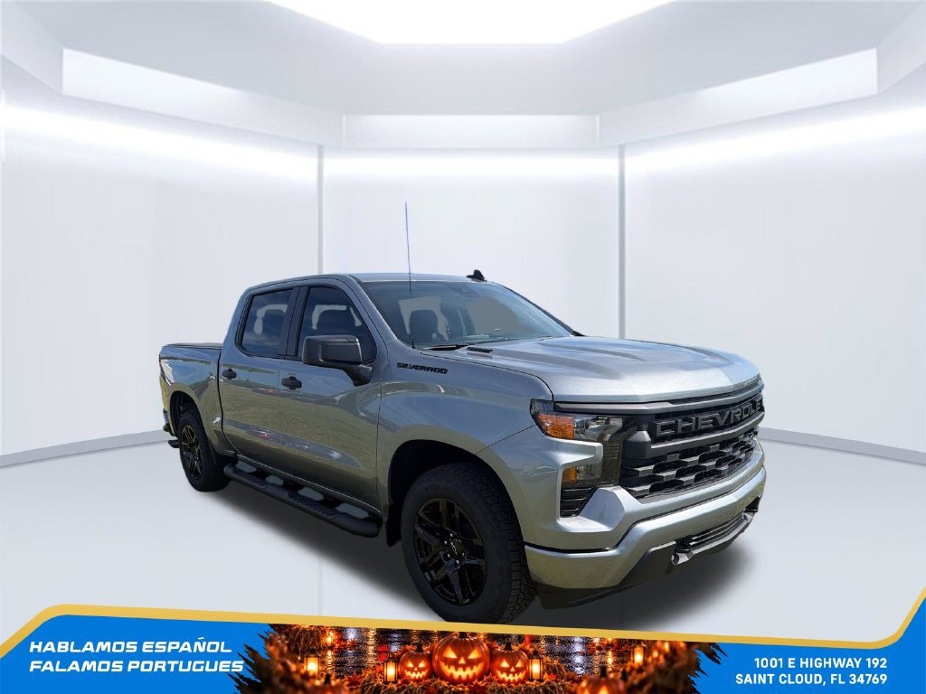 New 2026 Chevrolet Silverado 1500 Custom w/ Turbomax Blackout Package RWD image 7