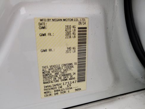 Used 2015 Nissan Altima 2.5 S w/ Power Driver Seat Package FWD image 33