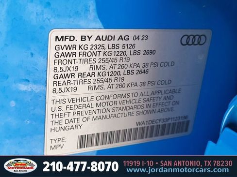 Used 2023 Audi Q3 2.0T Premium w/ Black Optic Sport Package AWD/4WD image 35