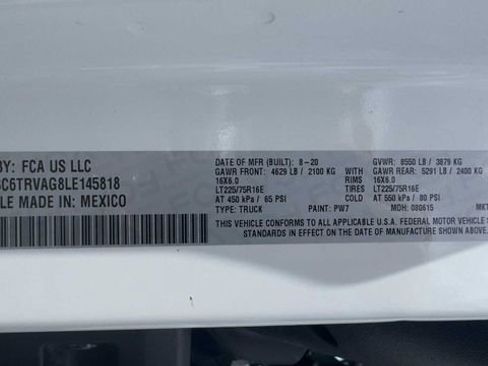 Used 2020 RAM ProMaster 1500 image 30