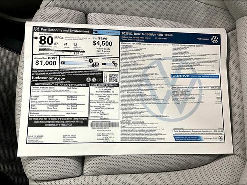 New 2025 Volkswagen ID. Buzz 1st Edition image 35